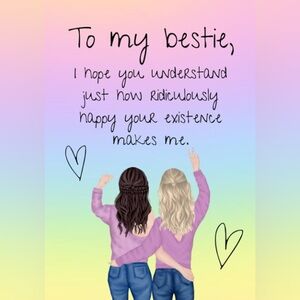 For my bestie ❤️